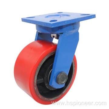 Heavy Duty Polyurethane Universal Brake Casters